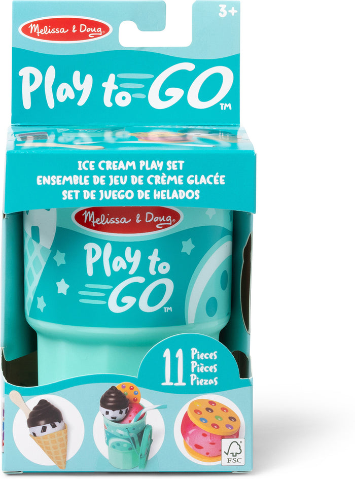 Melissa & Doug - Play to Go - Ice Cream Play Set