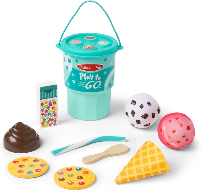 Melissa & Doug - Play to Go - Ice Cream Play Set