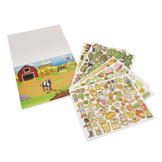 Melissa & Doug - Reusable Sticker Pad - Farm