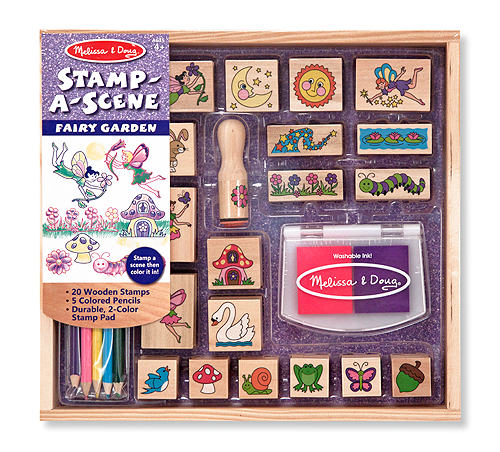 Melissa & Doug - Stamp a Scene Fairy Garden