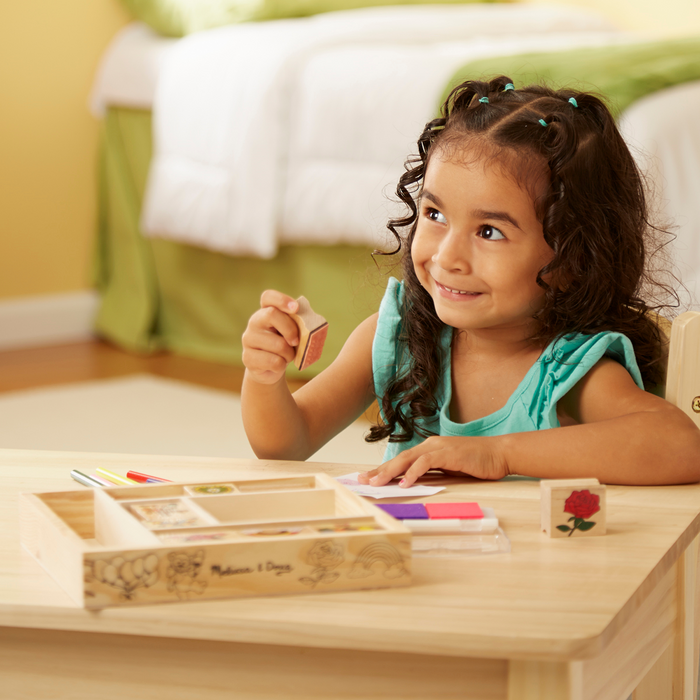 Melissa & Doug - Wooden Friendship Stamp Set