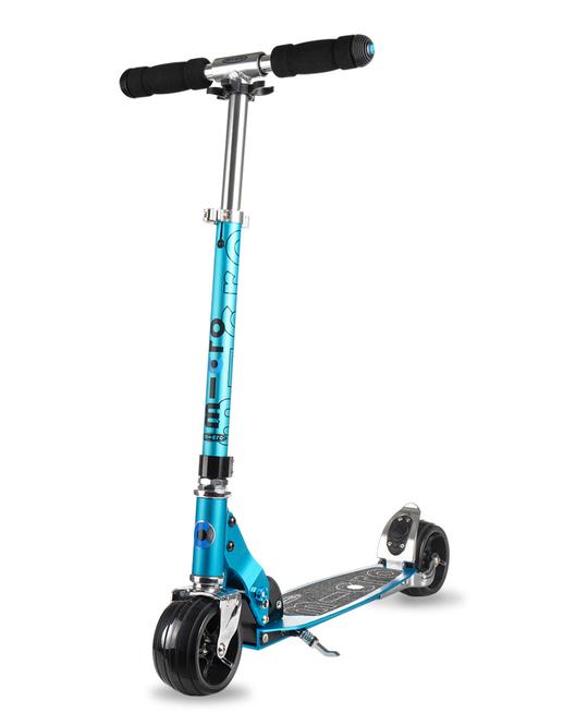 Rocket Kids Micro Blue Scooter with Fat Wheels