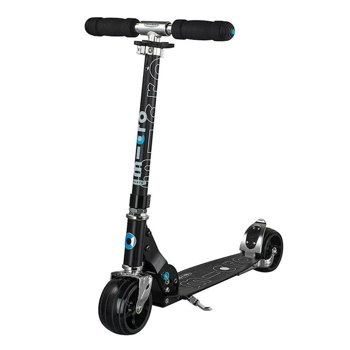 Rocket Kids Micro Black Scooter with Fat Wheels