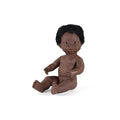 Miniland - Doll 38cm African Boy Down Syndrome In Bag