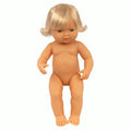 Miniland - Doll 38cm Caucasian Girl In Bag