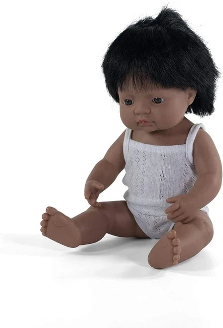 Miniland - Doll 38cm Hispanic Boy In Box