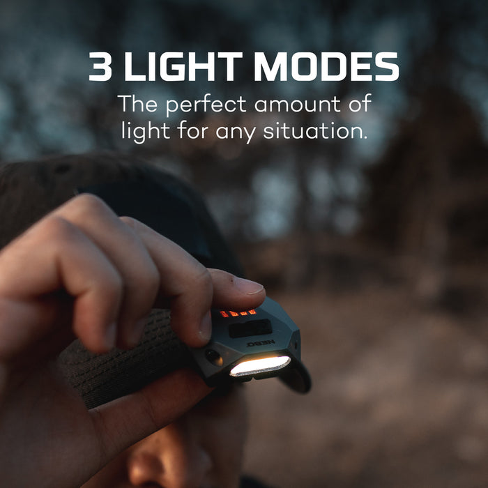 NEBO EINSTEIN Rechargeable Cap Light with Wave Activation