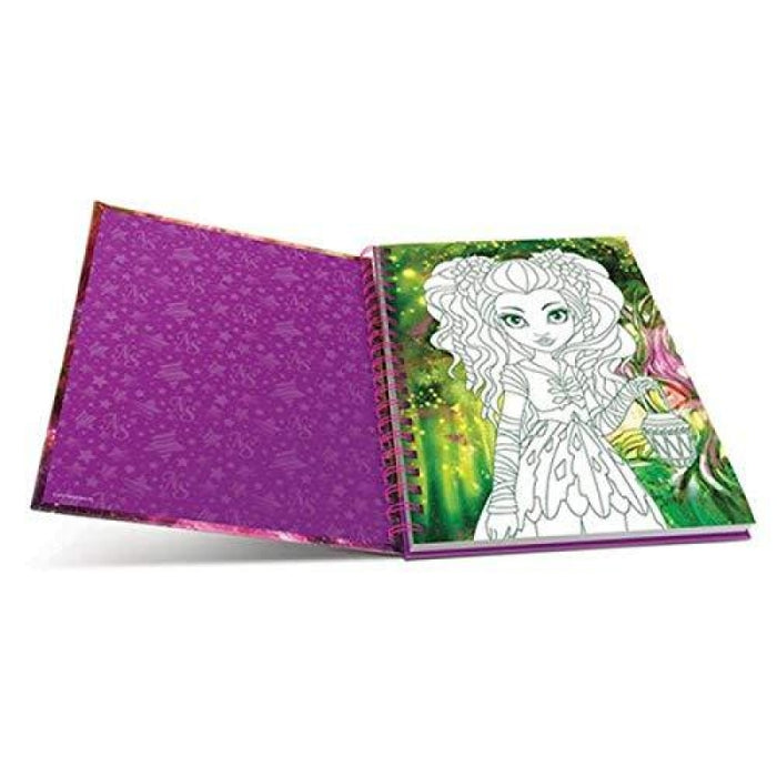 Nebulous Stars - Colouring Book - Black Pages