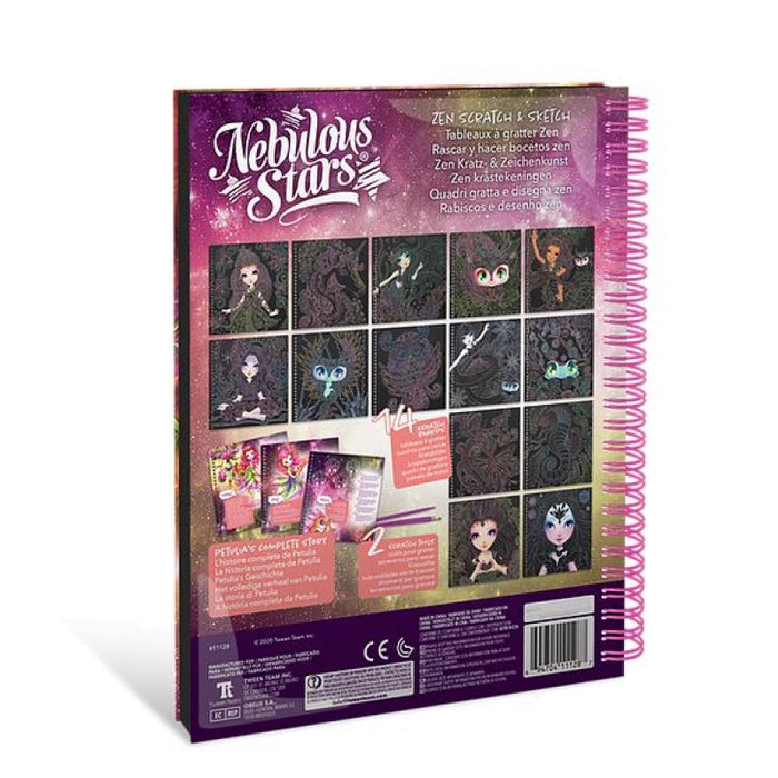 Nebulous Stars - Creative Book Zen Scratch & Sketch