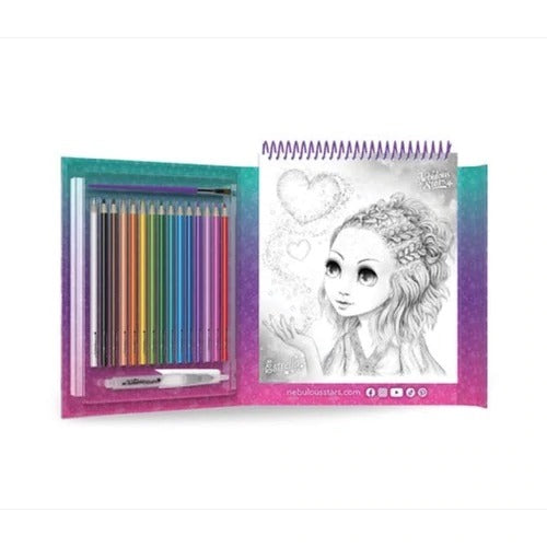 Nebulous Stars - Watercolouring Book Set