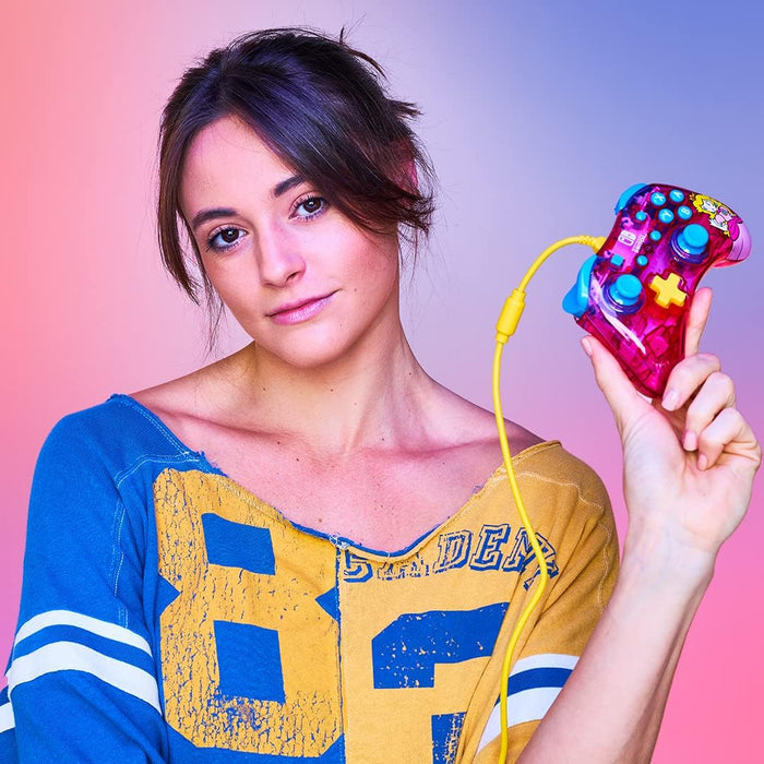 Nintendo Switch Rock Candy Wired Controller – Peach Pink