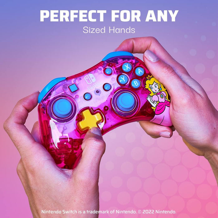 Nintendo Switch Rock Candy Wired Controller – Peach Pink
