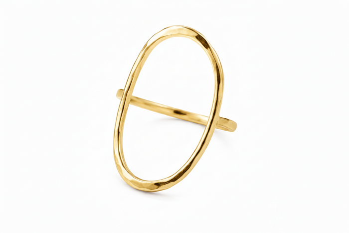Open Oval Ring in Gold Filled or Sterling Silver