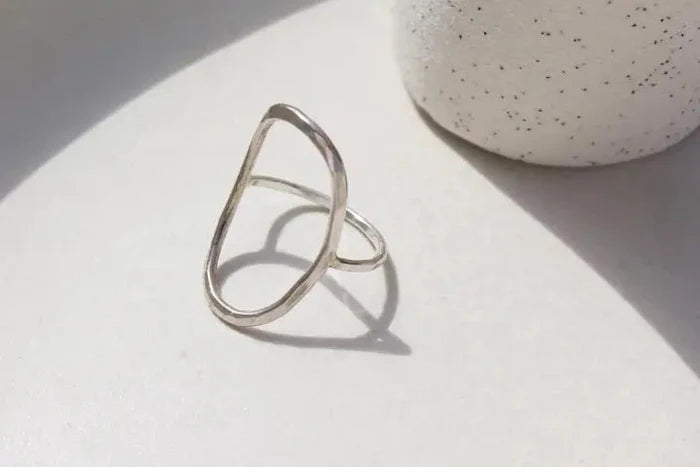 Open Oval Ring in Gold Filled or Sterling Silver