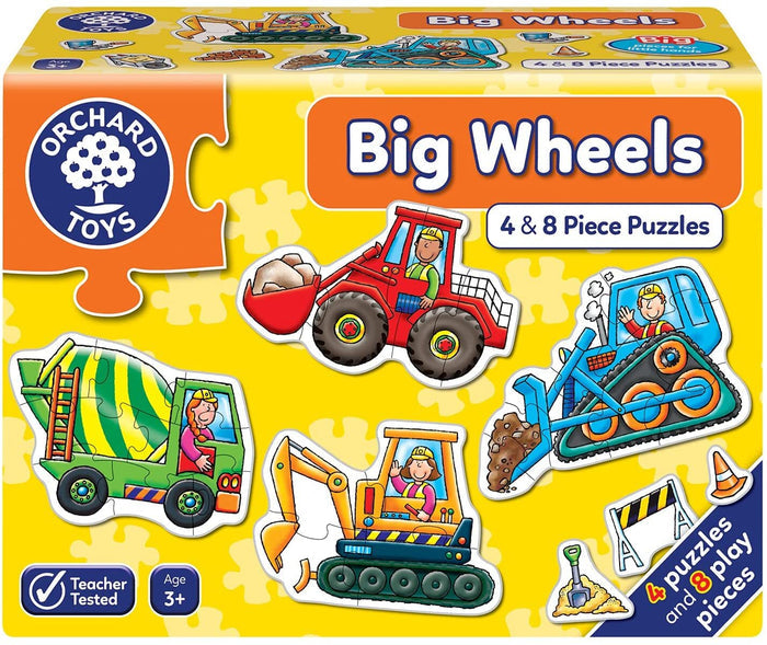 Orchard - 4 x 8Pc Big Wheels Puzzles