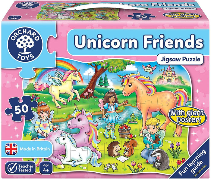 Orchard - 50Pc Unicorn Friends Puzzle & Poster