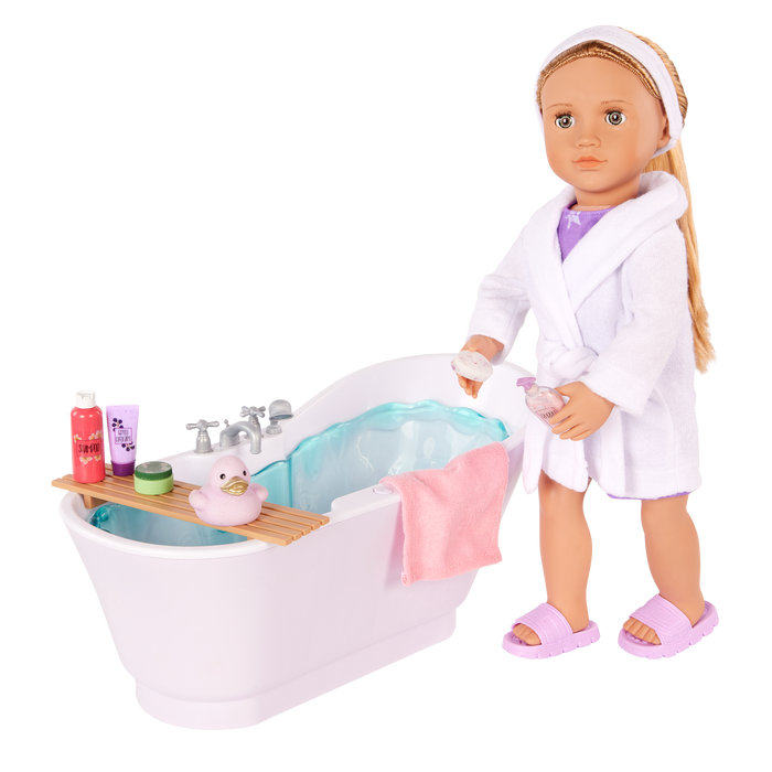 Our Generation Bubbly Bathtime Set for 18-inch Dolls