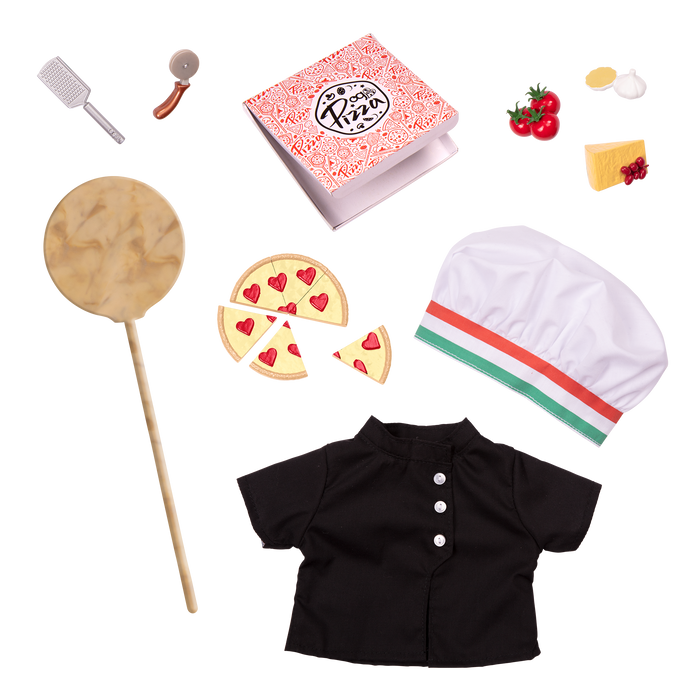 Our Generation Posable 18-inch Pizza Chef Doll Francesca