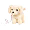 6-inch Posable Golden Retriever Pup for 18-inch Dolls