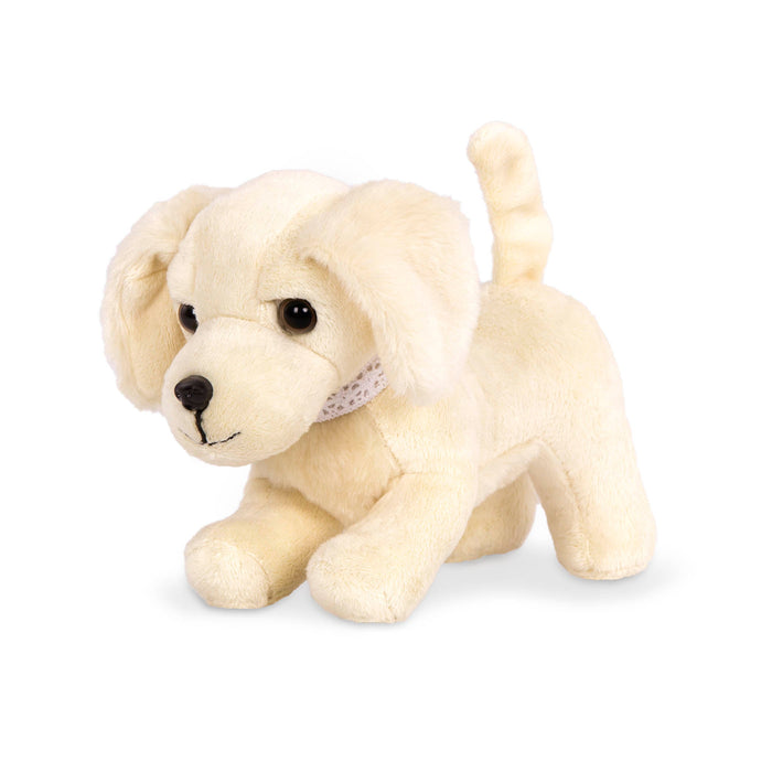 6-inch Posable Golden Retriever Pup for 18-inch Dolls