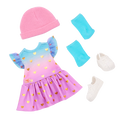Our Generation Lovely Hearts Dress Outfit for 18-inch Dolls