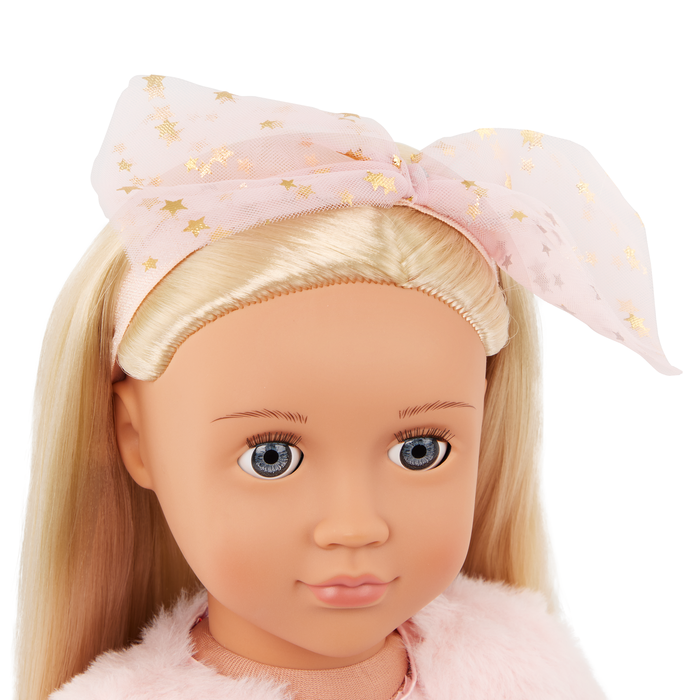 18-inch Fashion Doll with Pink Dress Outfit