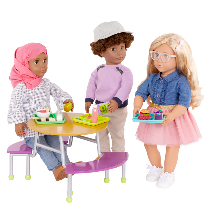 Our Generation School Cafeteria Table for 18-inch Dolls