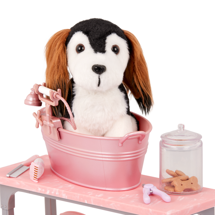 Our Generation Scrub & Style Pet Grooming Set for 18 inch dolls