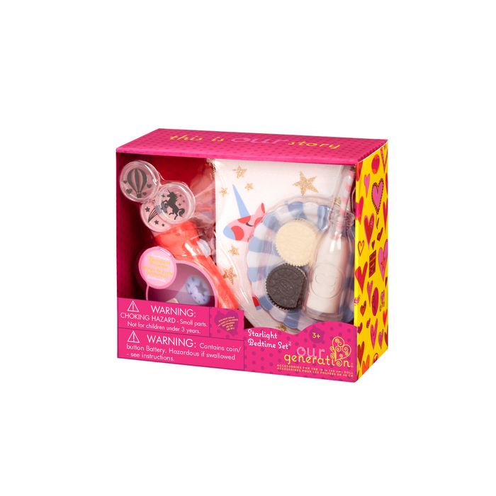 Package of Starlight Bedtime Set playset for 18-inch dolls