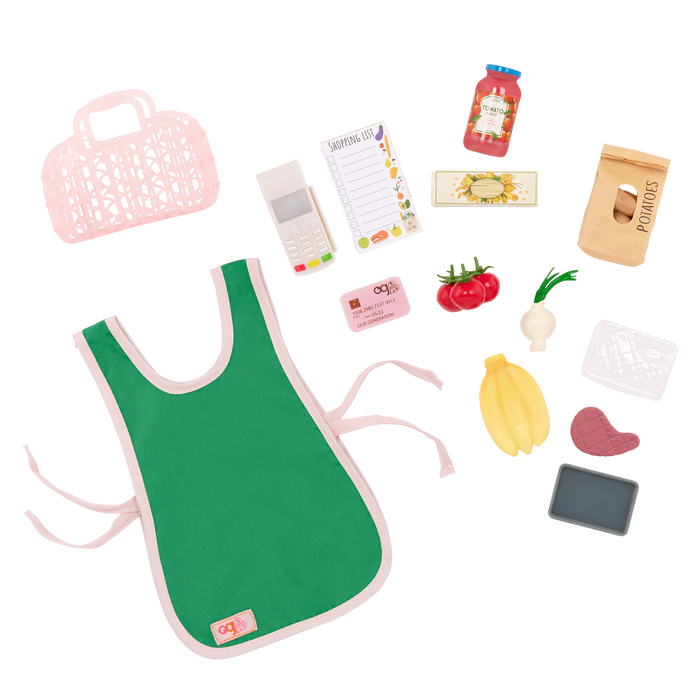 Our Generation Supermarket Checkout Grocery Set for 18-inch Dolls