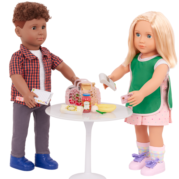 Our Generation Supermarket Checkout Grocery Set for 18-inch Dolls