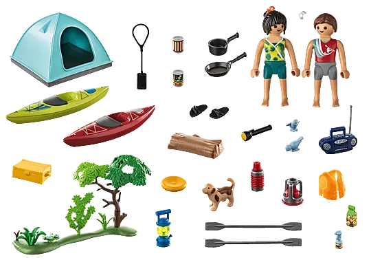Playmobil - Camping with Campfire 71425