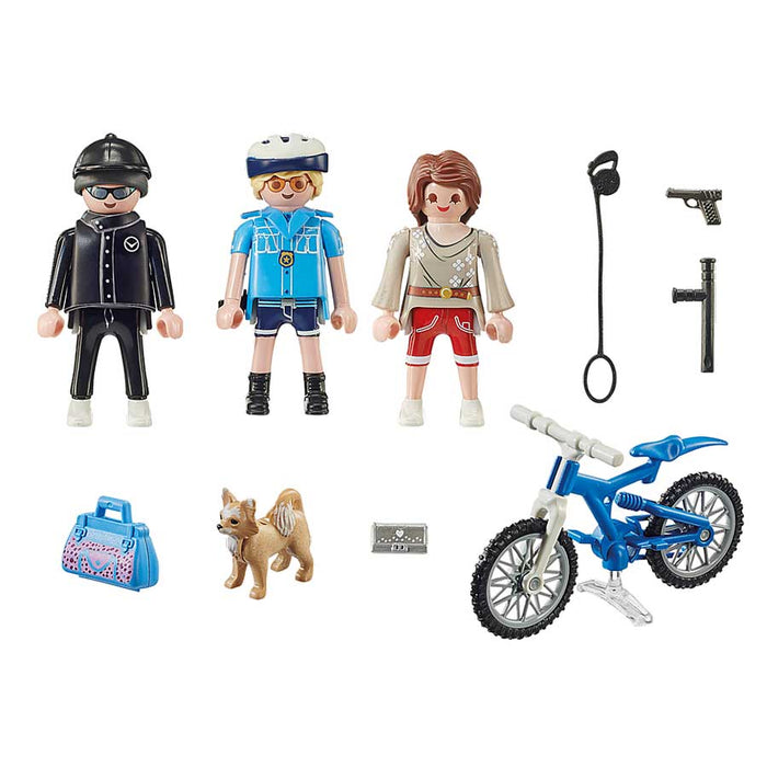 Playmobil - Police Bicycle With Thief (70573)