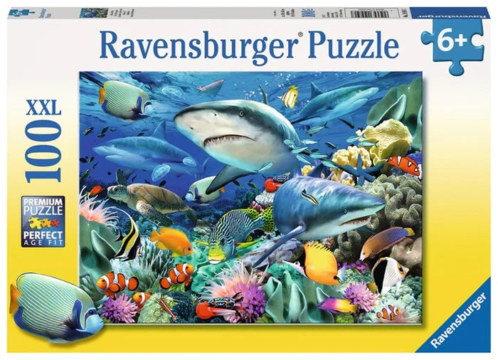 Ravensburger - 100Pc Reef of the Sharks Puzzle