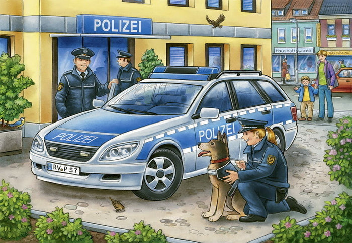 Ravensburger - 2 x 12Pc Police and Firefighters Puzzle
