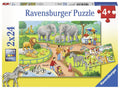 Ravensburger - 2 x 24Pc A Day at the Zoo Puzzle