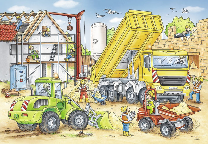 Ravensburger - 2 x 24Pc Hard at Work Puzzle