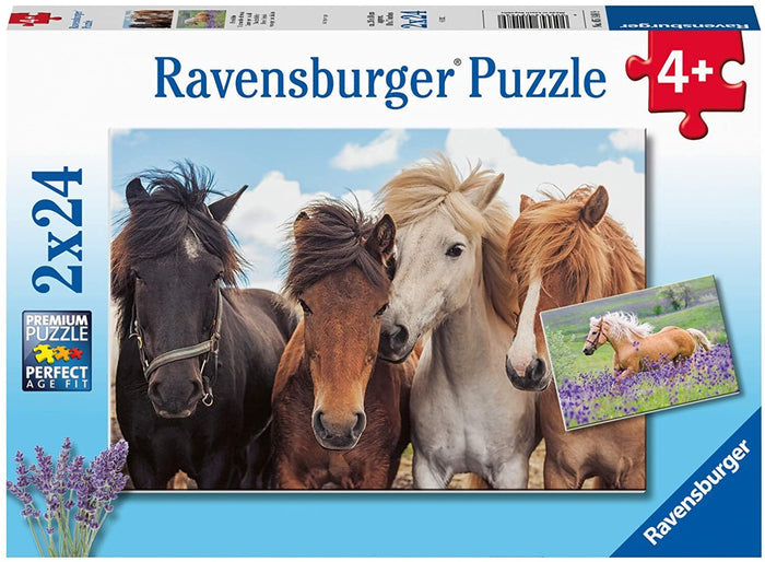 Ravensburger - 2 x 24Pc Horse Friends Puzzle