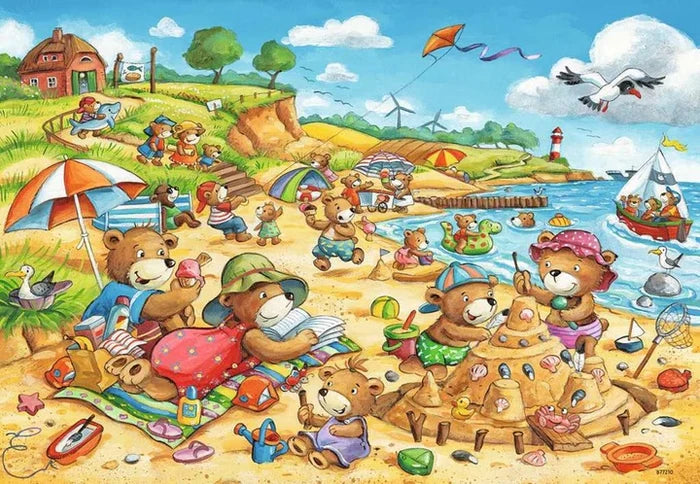 Ravensburger - 2 x 24Pc Seaside Holiday Puzzle