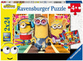 Ravensburger - 2 x 24Pc The Minions in Action Puzzle