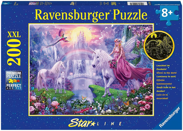 Ravensburger - 200Pc Unicorn Kingdom Puzzle