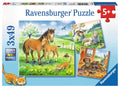 Ravensburger - 3 x 49Pc Cuddle Time Puzzle