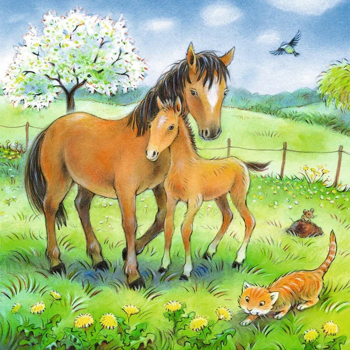 Ravensburger - 3 x 49Pc Cuddle Time Puzzle