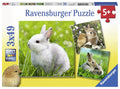 Ravensburger - 3 x 49Pc Cute Bunnies Puzzle