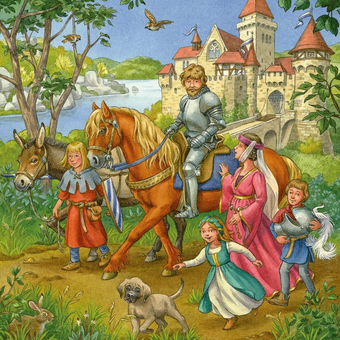 Ravensburger - 3 x 49Pc Life Of The Knight Puzzle