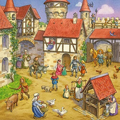 Ravensburger - 3 x 49Pc Life Of The Knight Puzzle