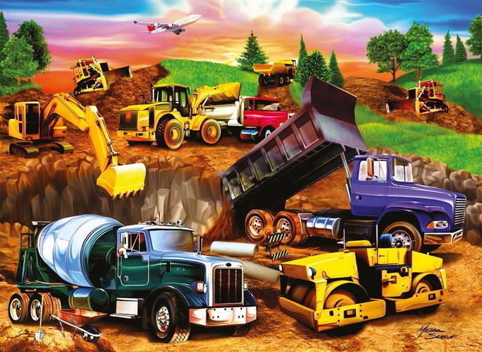 Ravensburger - 60Pc Construction Crowd Puzzle