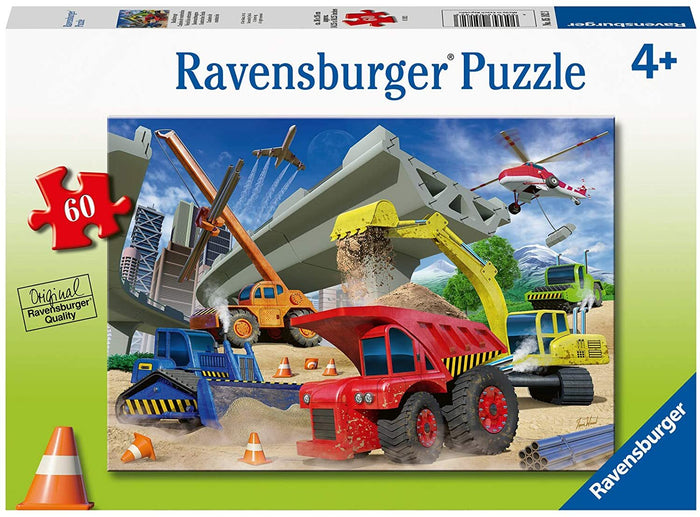 Ravensburger - 60Pc Construction Trucks Puzzle