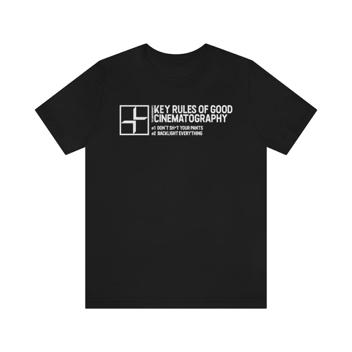"Rules of Cinematography" Tee - Voice and Video Sales