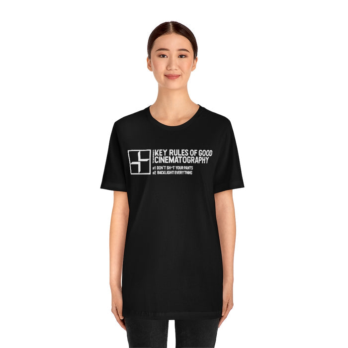 "Rules of Cinematography" Tee - Voice and Video Sales